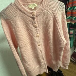 Sézane Soft Pink OTHELLO cardigan size Medium